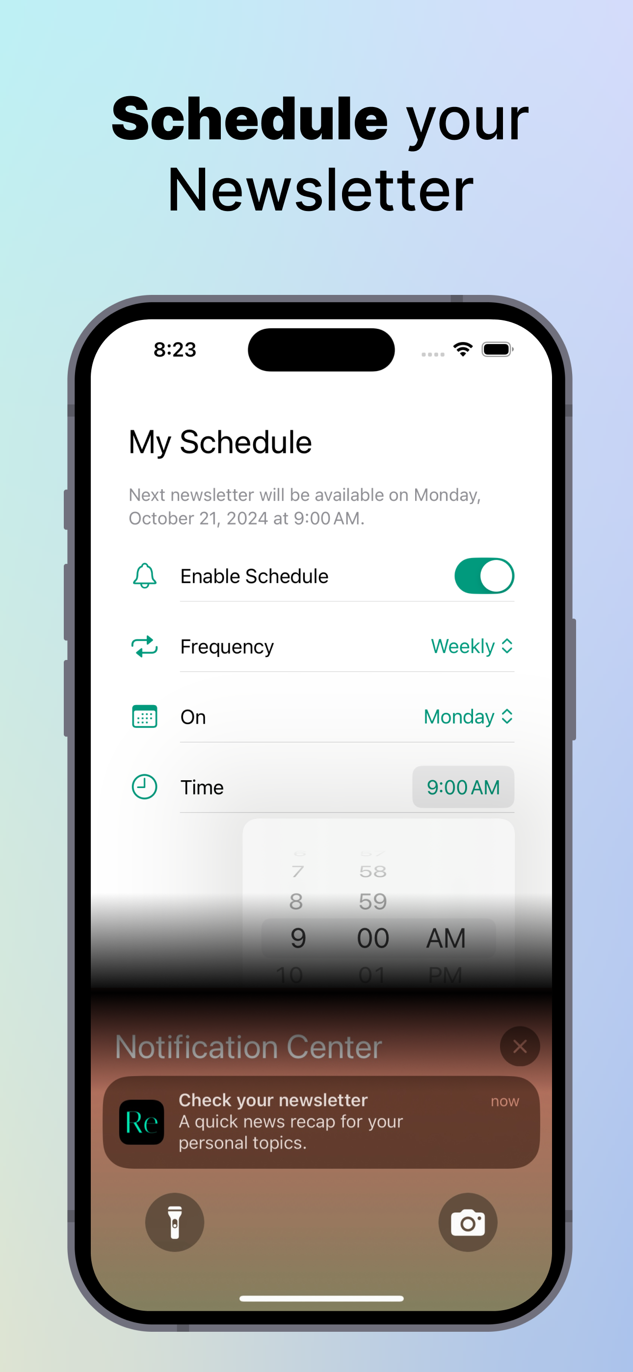 Recaply personalized news app screenshot 5