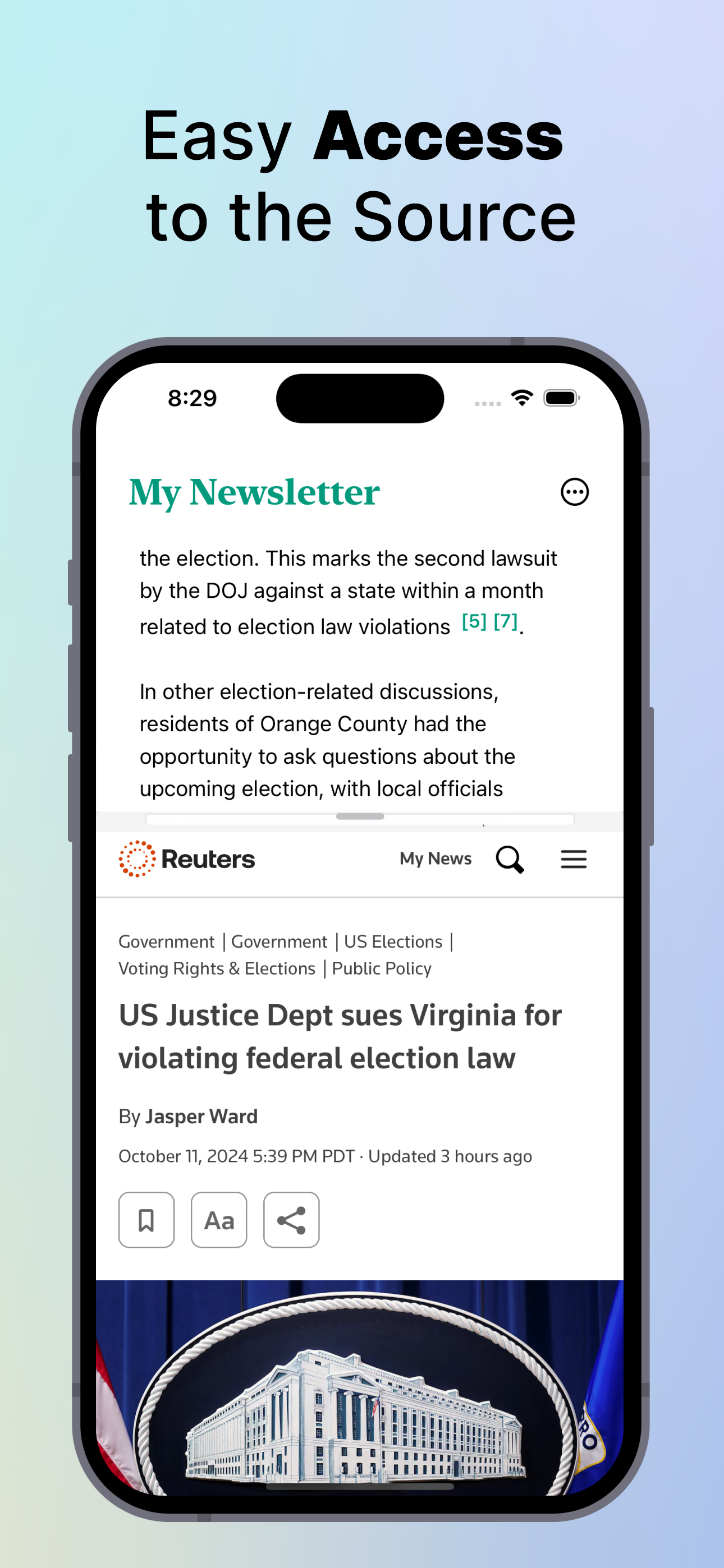 Recaply personalized news app screenshot 7